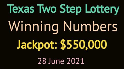 texas two step lottery results